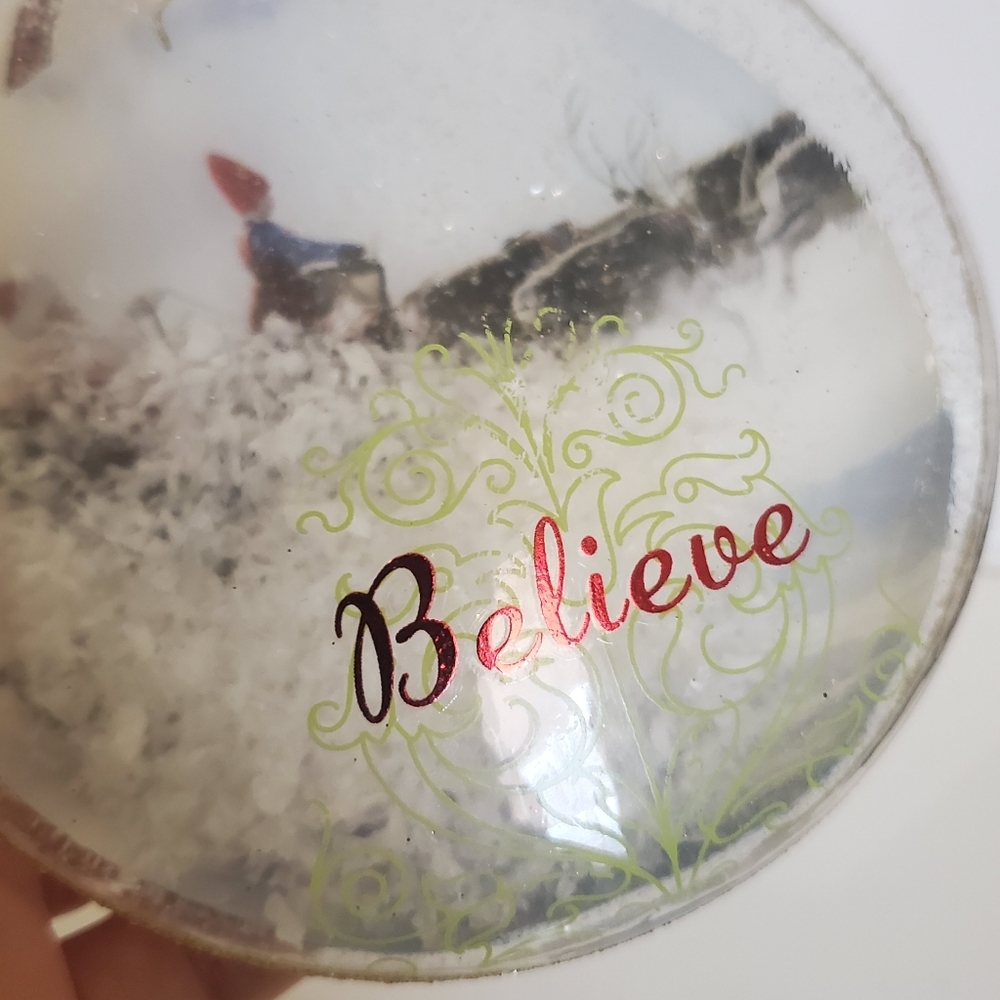 Adorable Christmas Ornament "believe" - Picture 4 of 6